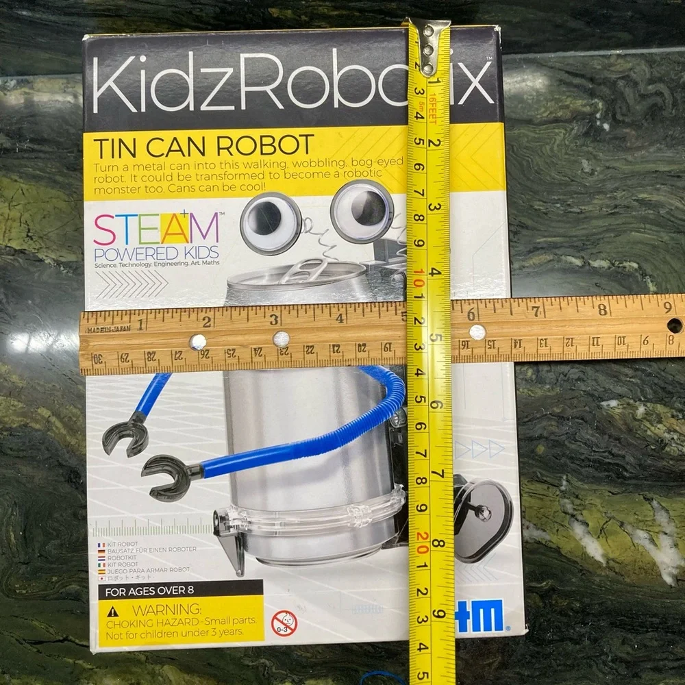 Tin Can Robot Kidz Robotix New
